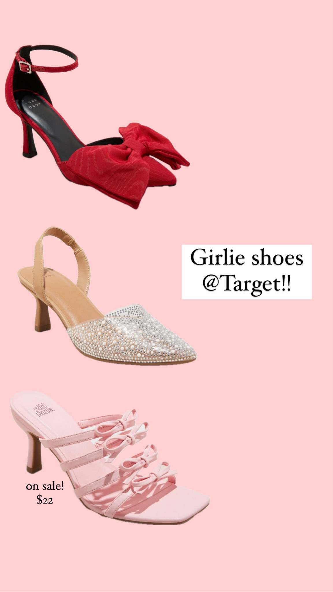 Adore these shoes for so many different occasions 


Target shoes // holiday shoes // bow heels

#LTKFindsUnder50 #LTKShoeCrush #LTKSaleAlert