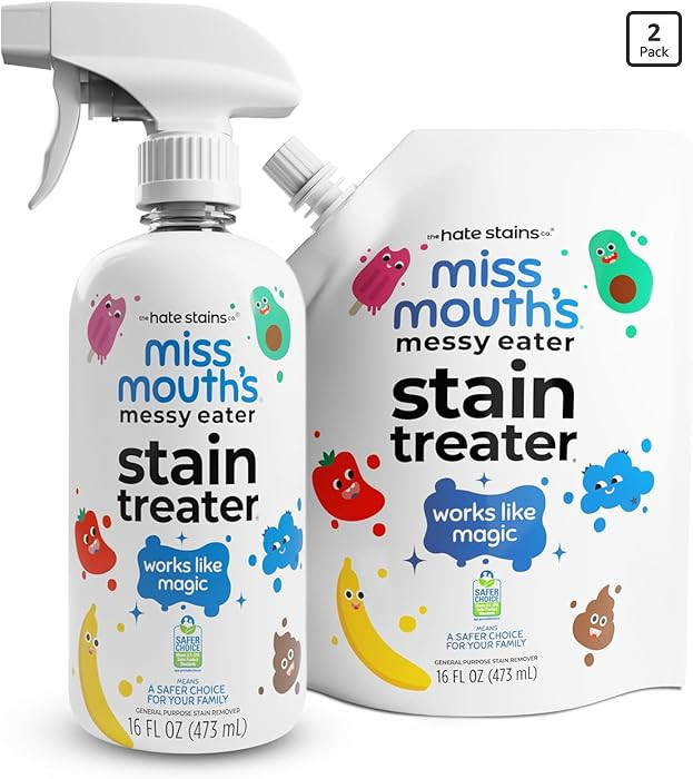 Miss Mouth's Messy Eater Stain Treater - 16oz Spray and 16oz Refill Pouch | Amazon (US)