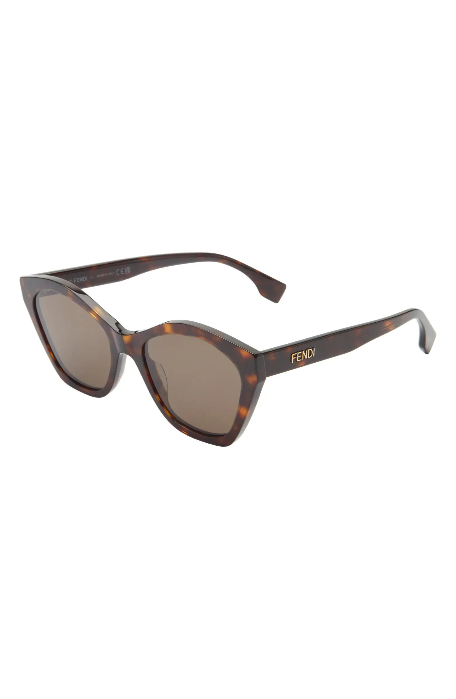 Lettering 52mm Square Sunglasses | Nordstrom