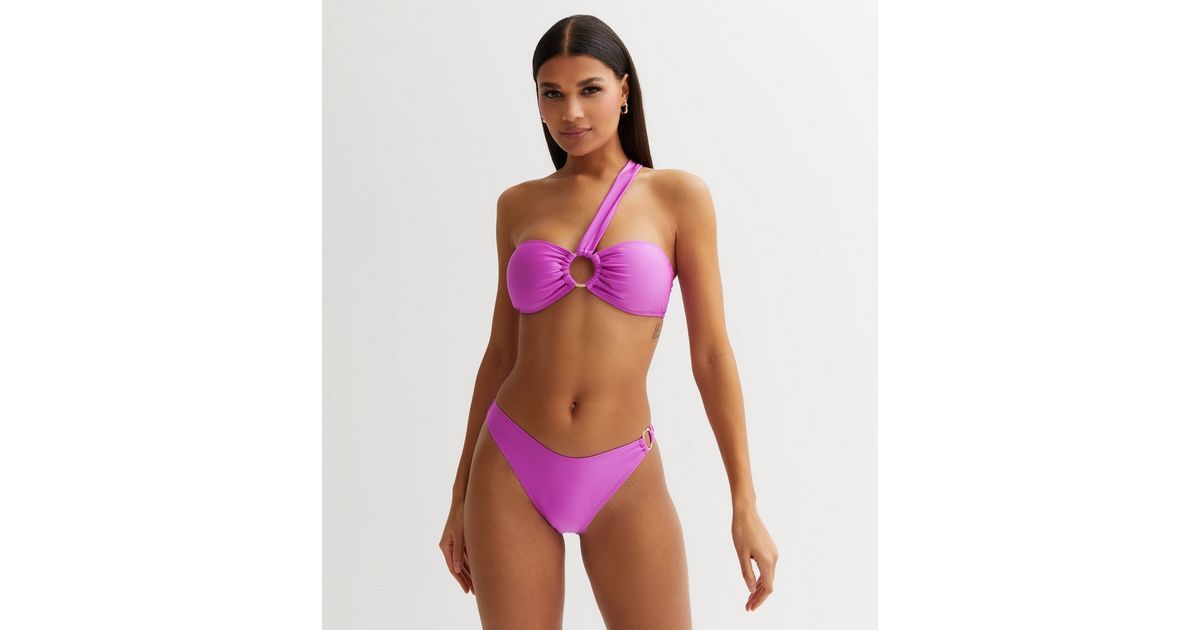 Purple Ring V Front Bikini Bottoms
						
						Add to Saved Items
						Remove from Saved Items | New Look (UK)