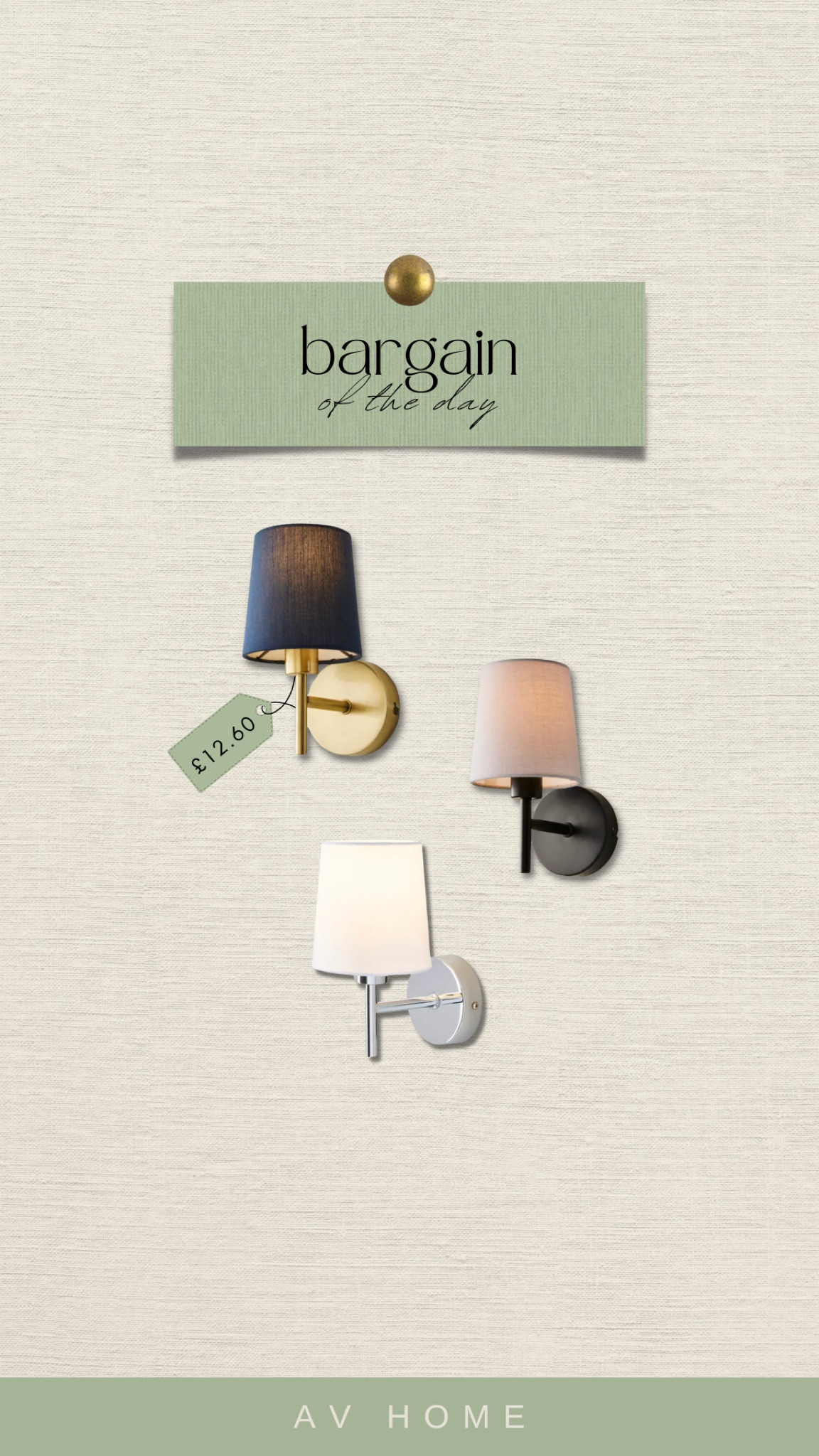 Bargain wall lights in black, brass & chrome 

#LTKsalealert #LTKhome #LTKeurope