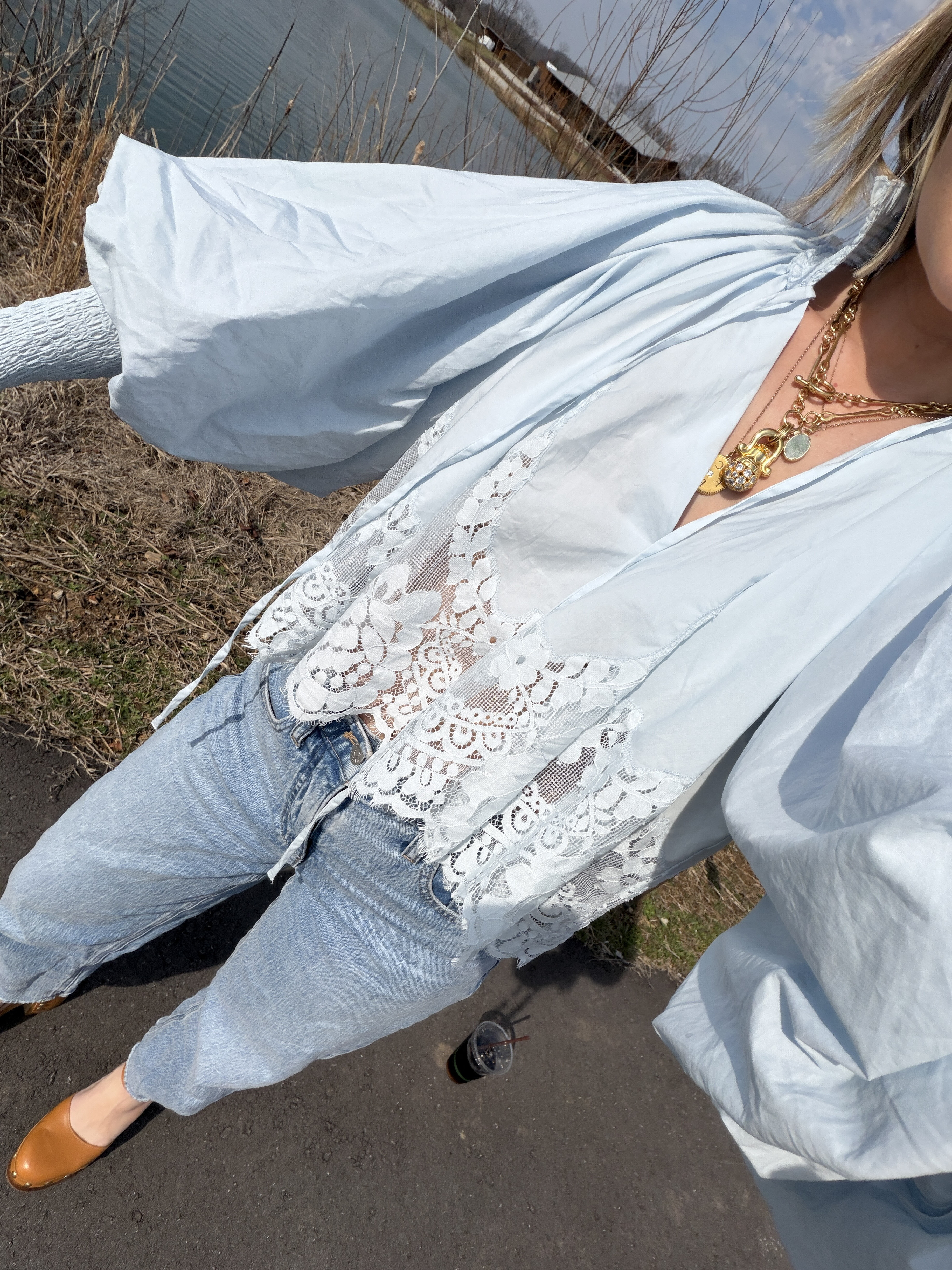 Spring outfit idea! My top is from Anthro & my favorite jeans are from J.Crew

#LTKootd #LTKdayinmylife