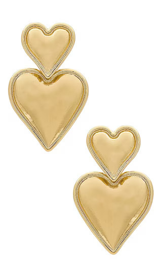 Amber Sceats x REVOLVE Cupid Earrings in Metallic Gold. | Revolve Clothing (Global)