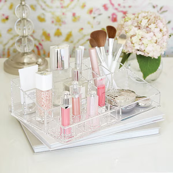 Luxe Large Acrylic Makeup Organizer | The Container Store