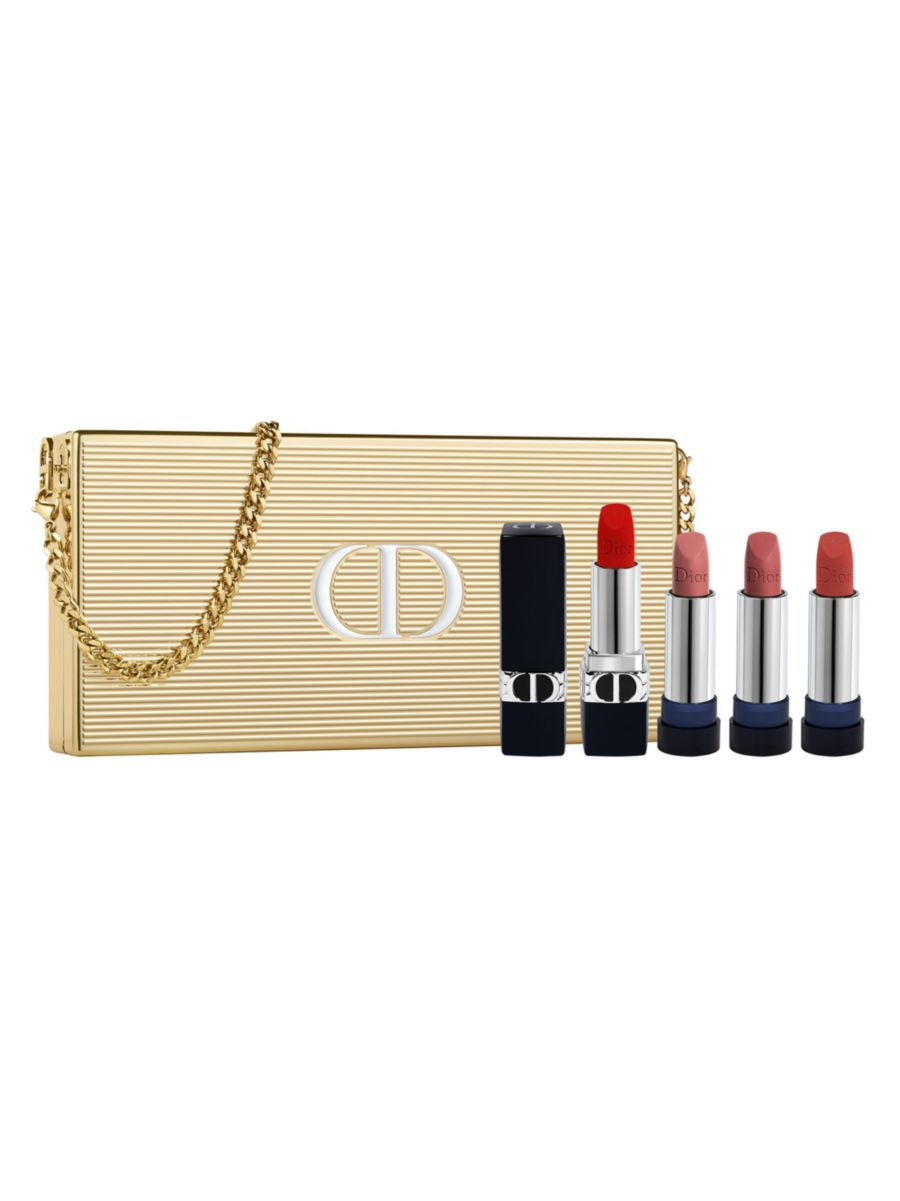 Rouge Dior Minaudière Clutch 4-Piece Lipstick Set | Saks Fifth Avenue