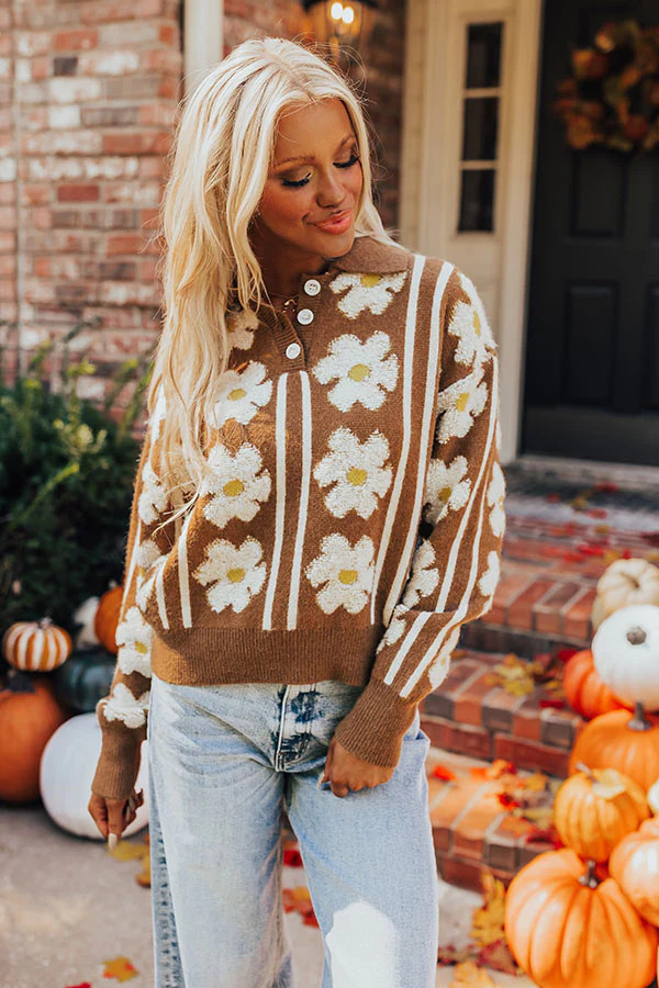 Sweet Blooms Knit Sweater | Impressions Online Boutique