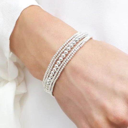 Classic Sterling Bead Bracelet (6 Sizes) - Southern Made | Shop Southern Made & Southern Made Tees
