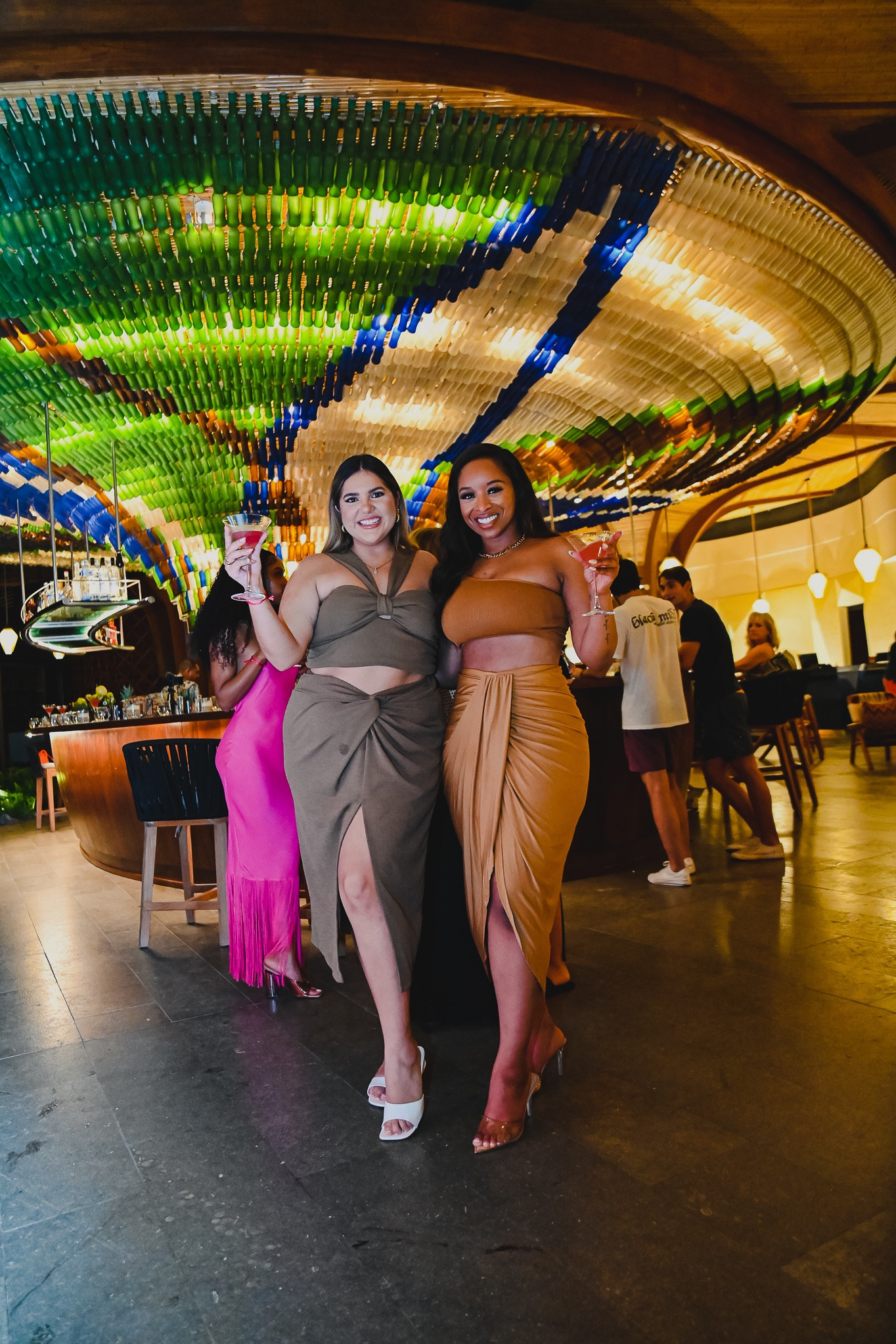 What I wore to the mixology event in Costa Rica! #monochromaticbrown #brownwrapskirt 

#LTKtravel #LTKcurves #LTKunder50