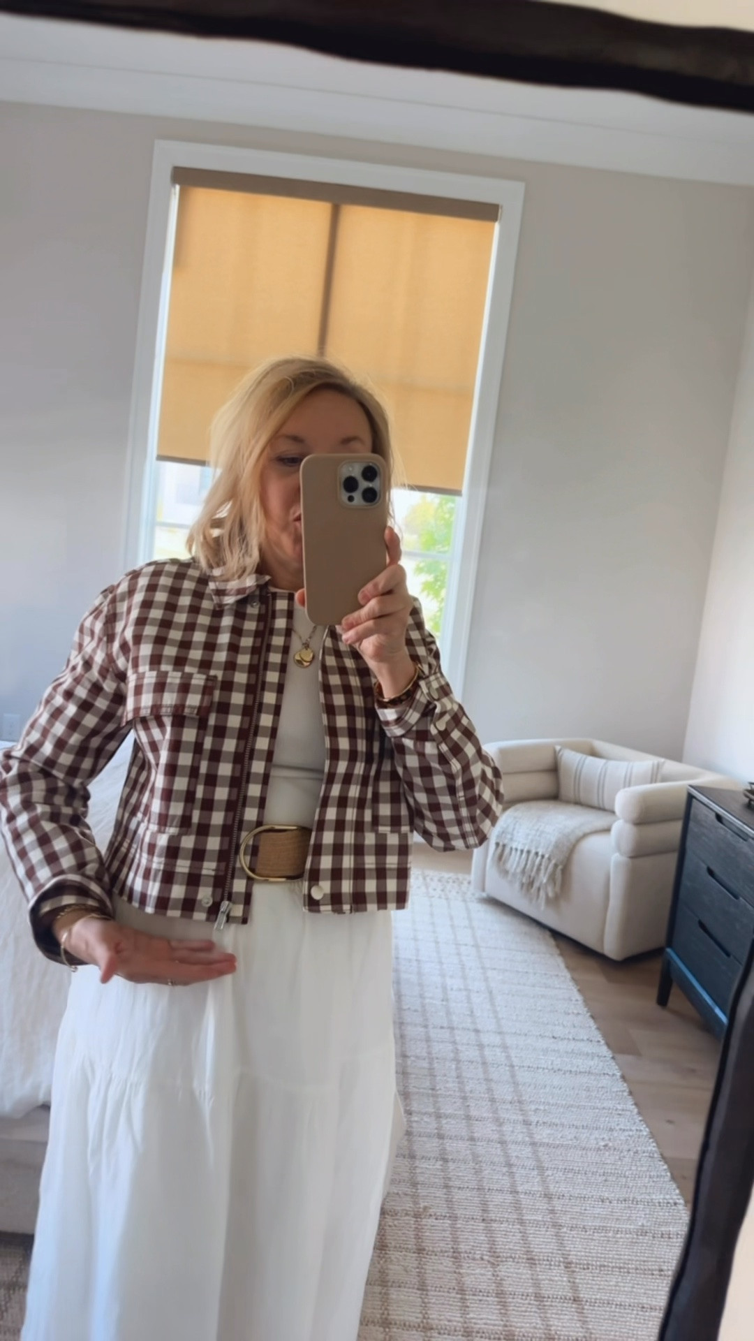 Cutest cropped check jacket @Target

#LTKootd #LTKOver40 #LTKMidsize
