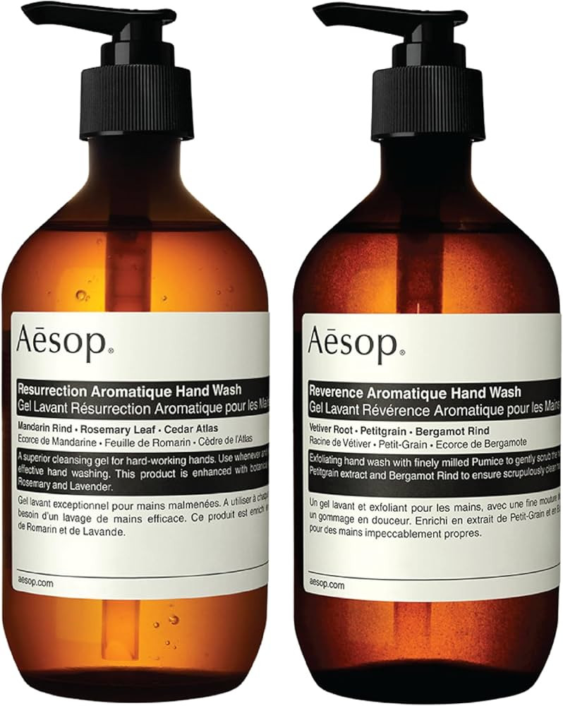 Aesop Reverence & Resurrection Aromatique Hand Wash Set | Gently Cleanses & Exfoliates for Smooth... | Amazon (US)