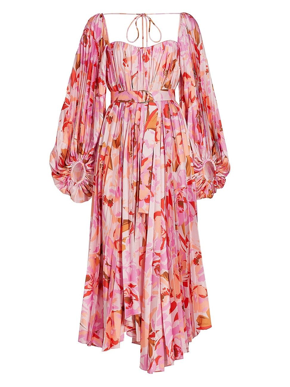 Women's Lothair Floral Tiered Midi-Dress - Peony Harvest - Size 12 - Peony Harvest - Size 12 | Saks Fifth Avenue