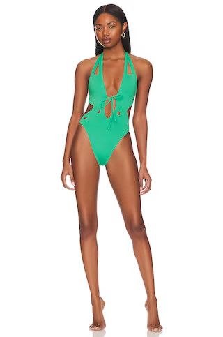 GIGI C Charlie One Piece in Emerald from Revolve.com | Revolve Clothing (Global)
