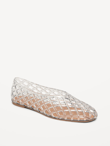 Jelly Lattice Ballet Flats | Old Navy (US)