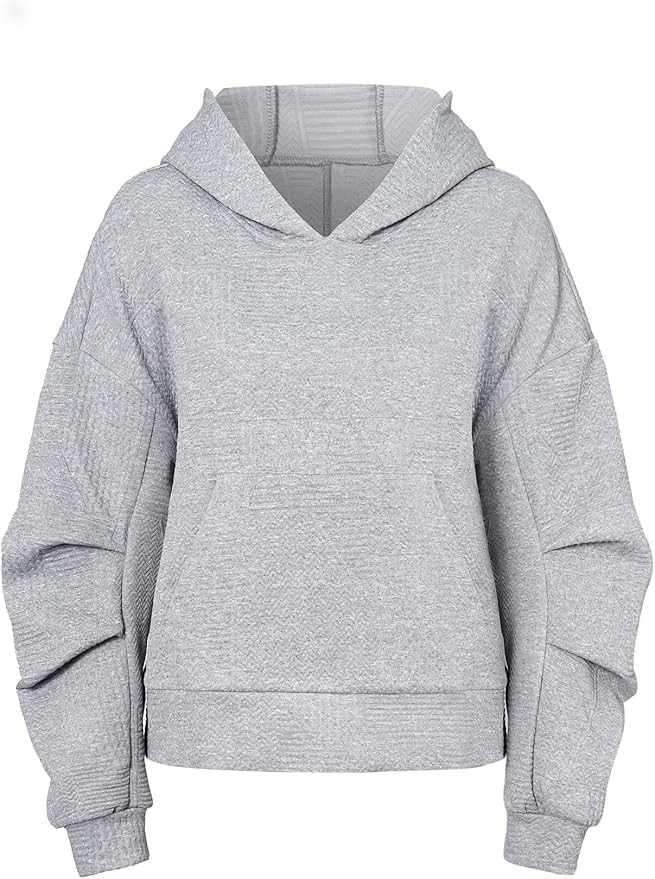 KEXUENIE Casual Solid Hooded For Women Sweatshirt Long Sleeve Soft Loose Hoodie Pullovers Top | Amazon (US)