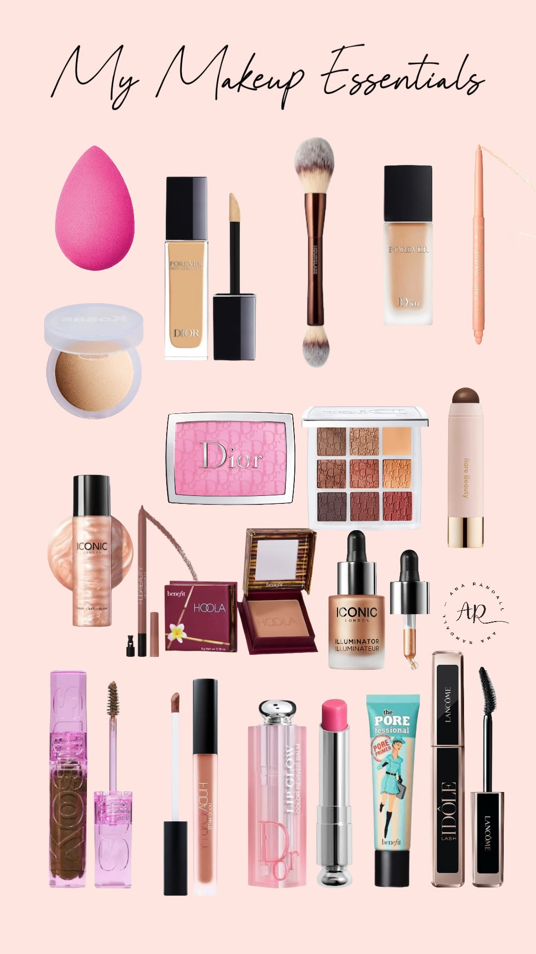 My Every Day Makeup Essentials💄 

Brushes, primers, concealer, foundation for mature skin, blush, bronzer, setting spray, awake pencil, eye palette, contour stick, matte lipstick, plump lips, poreless primer, vegan finish powder, liquid highlighter, mascara, gloss, eyebrow, lip liner. #LTKBeautySale

#LTKbeauty #LTKFind