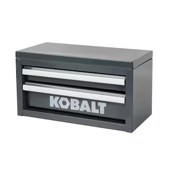 Kobalt Portable Mini Toolbox 10.83-in W x 5.91-in H x 5.91-in D 2 -Drawer Gray Steel Tool Box Low... | Lowe's