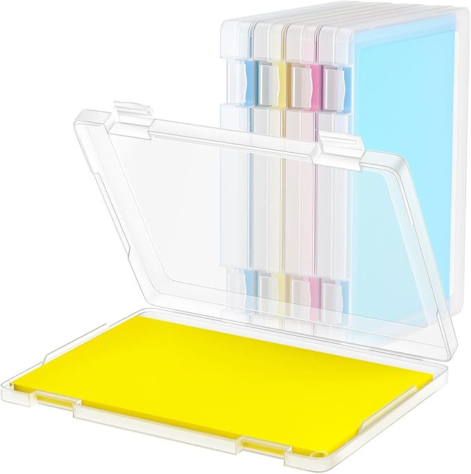 1 Pack A4 File Box Paper Organizers Holder, Transparent Document Paper Project Case, Plastic Pape... | Amazon (US)