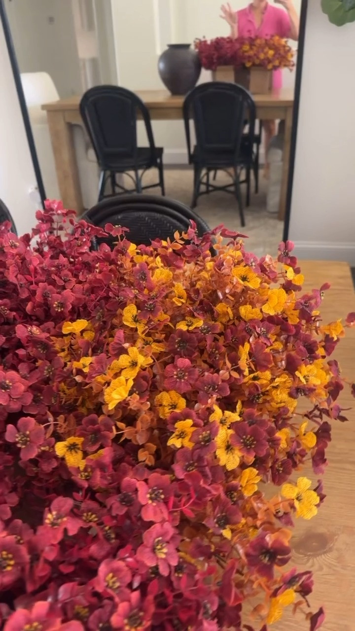 Trying out faux mums this year! These ones from Amazon seriously surprised me, they look so real!!

fall decor, amazon finds, faux florals, faux mums, halloween, autumn, home decor, britt horton 

 #LTKSeasonal #LTKHome