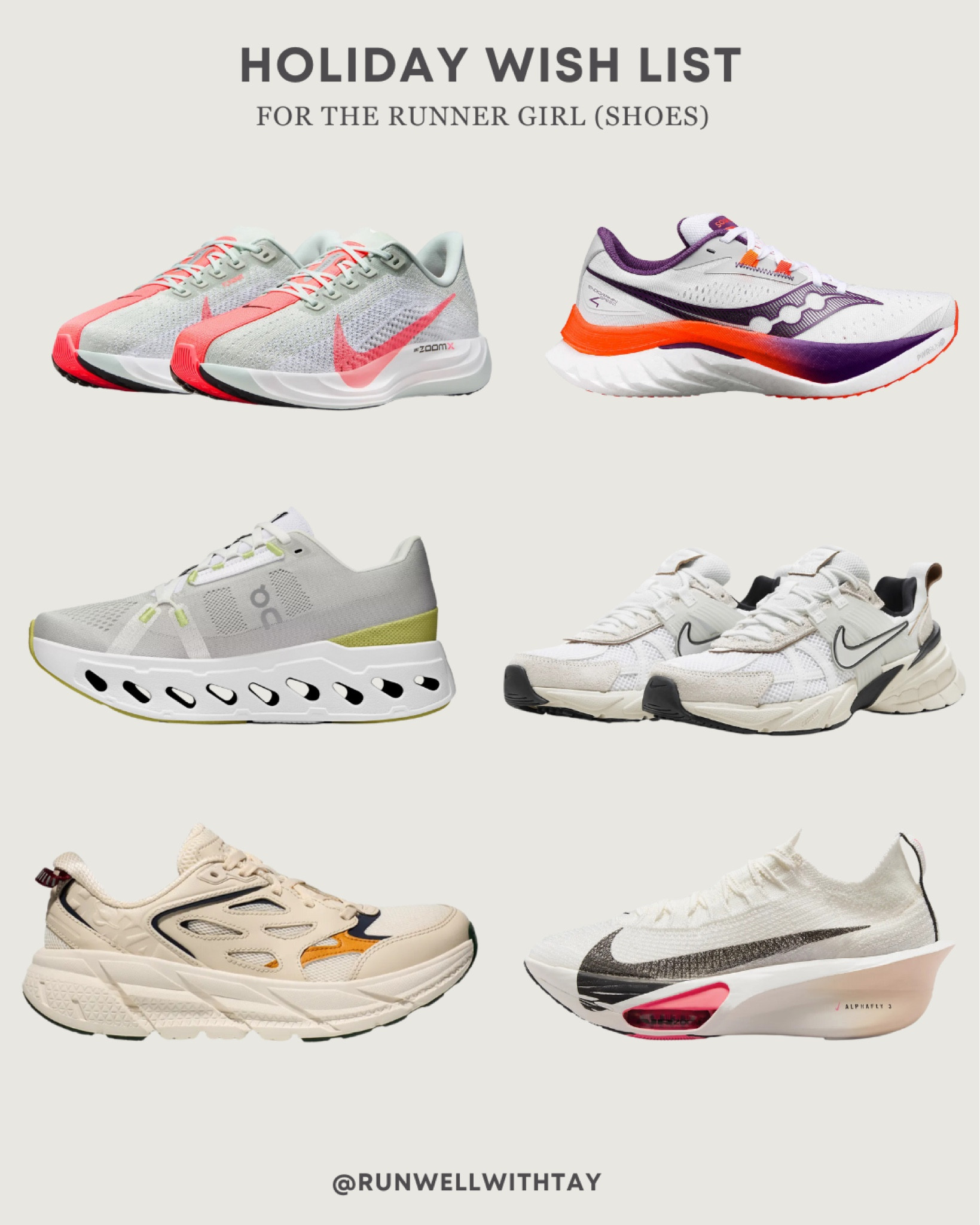 For the runner girl - shoes 👟 

#LTKActive #LTKHoliday #LTKFitness