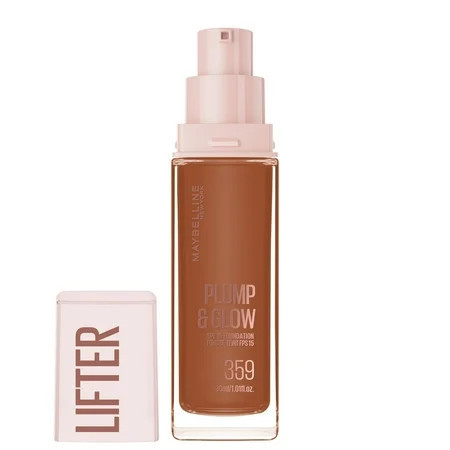 Maybelline Lifter Plump & Glow Foundation Hyaluronic Acid 359 Neutral 1 kit | Walmart (US)