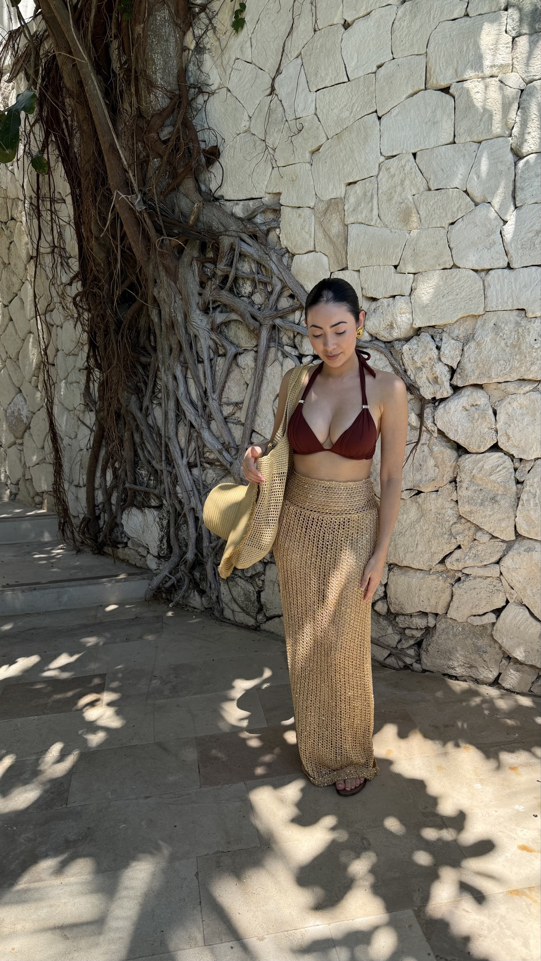 Beach vacation outfit and accessories!

Featuring:
Victoria’s Secret push-up bikini
SHEIN crochet coverup
Tory Burch jelly sandals 
Hat clip

#LTKootd #LTKTravel #LTKSeasonal