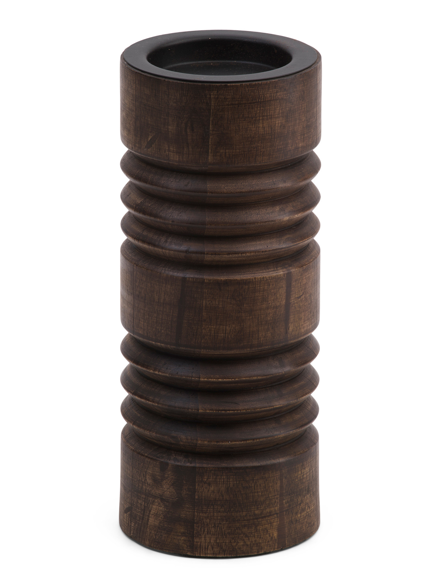 Accordion Wood Candle Holder | TJ Maxx