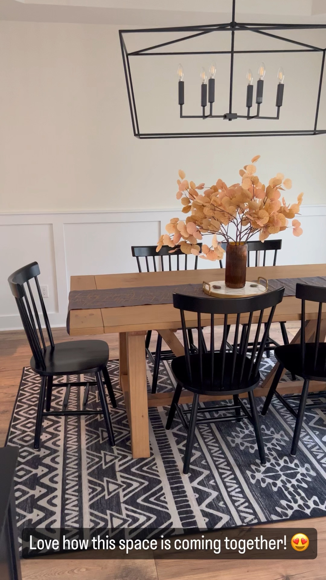 Farmhouse dining room coming together! 

#LTKHoliday #LTKhome #LTKVideo