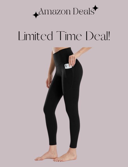 Amazon deals / HeyNuts Essential/Workout Pro/Yoga Pro 7/8 Leggings with Pockets for Women, High Waisted Compression Workout Yoga Pants 25'' 

#LTKsalealert #LTKover40 #LTKfindsunder50