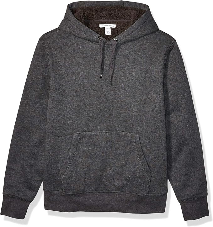 Amazon Essentials Men's Sherpa-Lined Pullover Hoodie Sweatshirt | Amazon (UK)