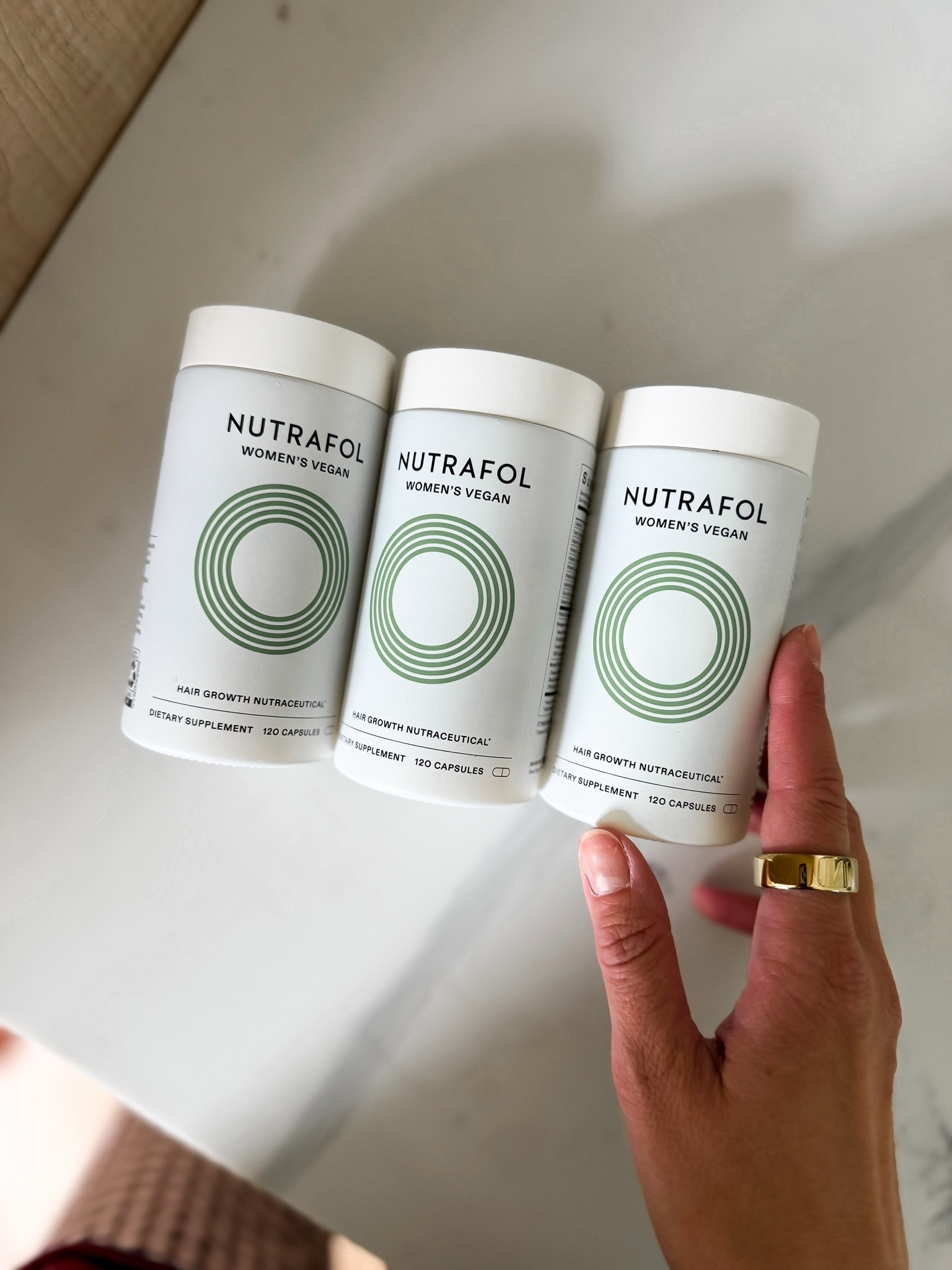 So happy to have @Nutrafol back in my life! Was out of my supply for a week! I take every morning and I’ve noticed a huge difference in shedding and growth!

#LTKdayinmylife #LTKmorningroutine #LTKselfcare