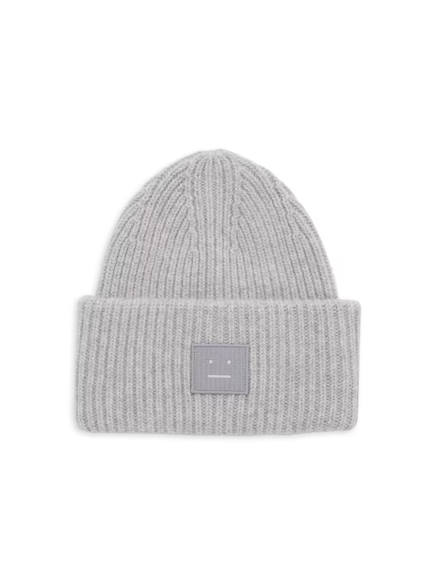 Acne Studios Pansy-N-Face Wool Beanie | Saks Fifth Avenue | Saks Fifth Avenue