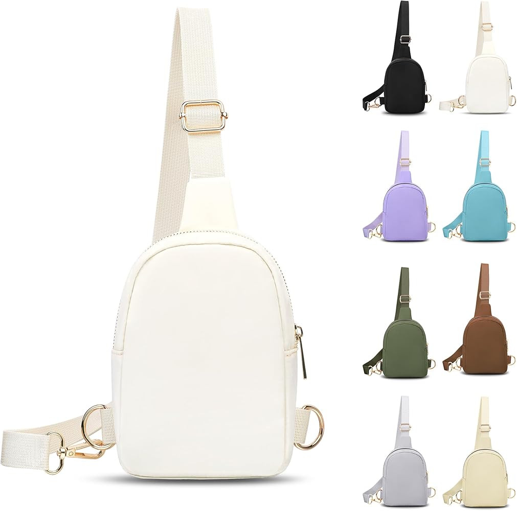 VOROLO Small Sling Bag For Men and Women，Crossbody Bags For Women with Ajustable Strap Trendy C... | Amazon (US)