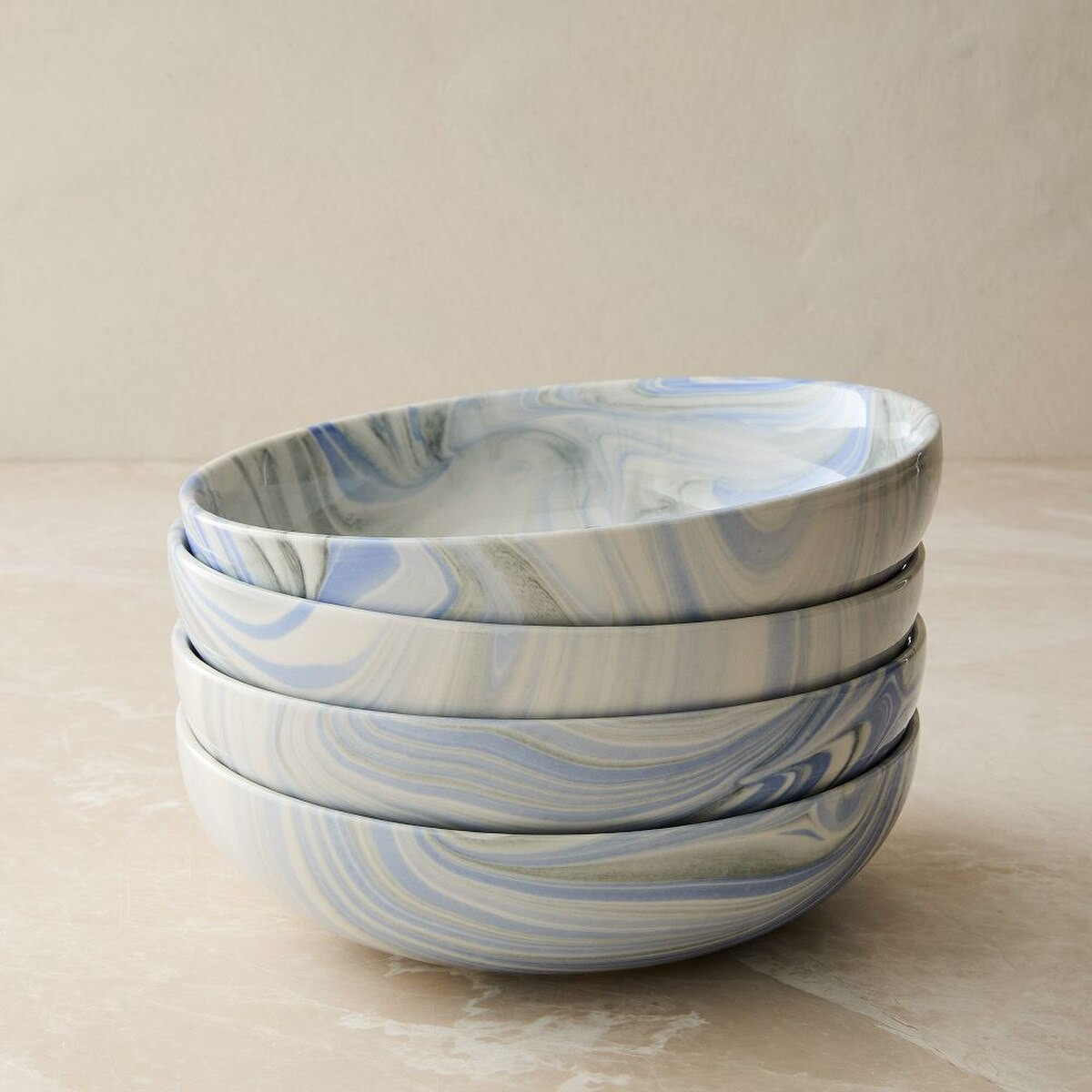 Marble Swirl Pasta Bowl | West Elm (UK)
