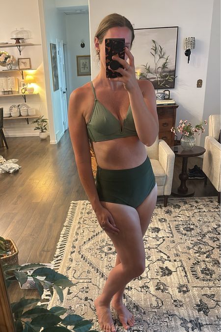You’ll love these high rise full coverage bikini bottoms so much, you’ll want to ordered them in all four colors. (I did. 🤭) Check out all the bikini tops I got to mix and match with them. • 5’10, 165 lbs // bottoms: large // most tops: large or 34C

#LTKstyletip #LTKSeasonal #LTKswim