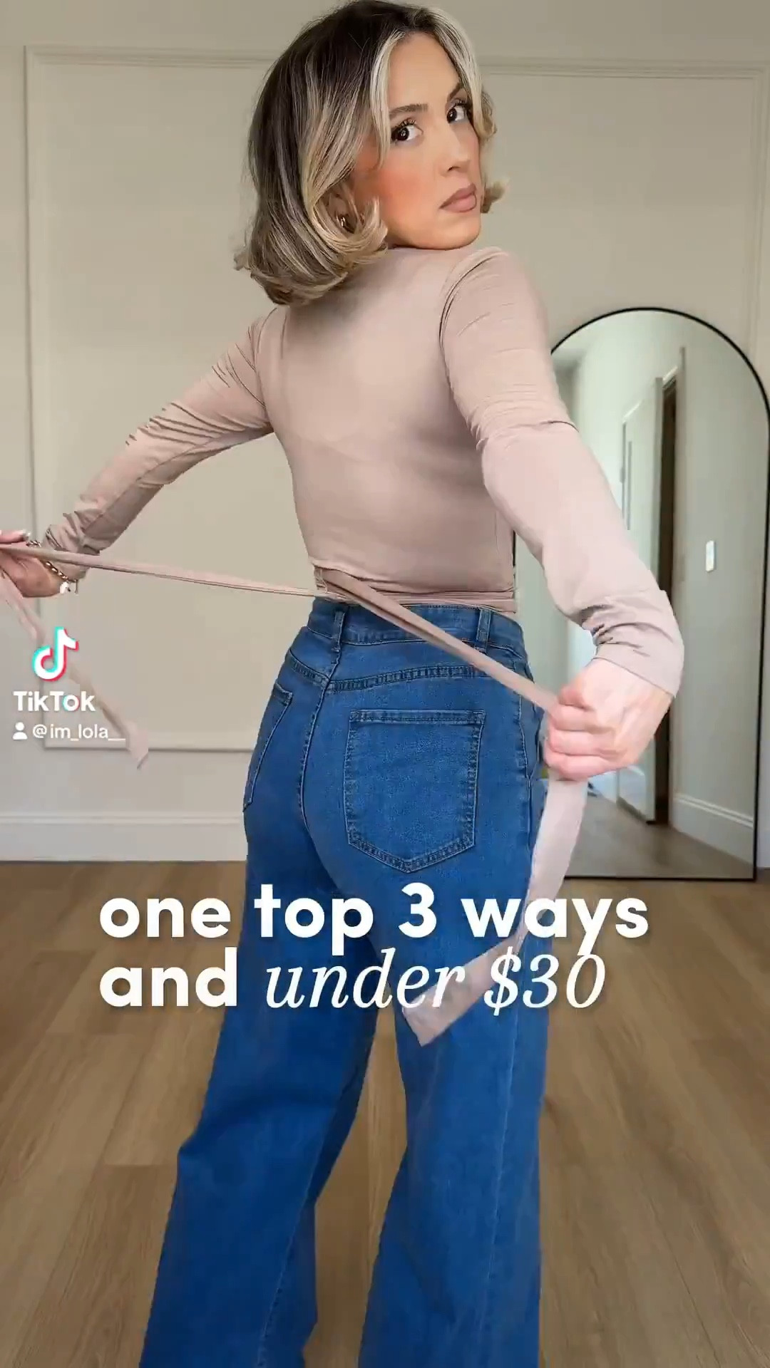 1 top, so many ways 🙌🏼  under $30 👏🏼

Wearing top in SMALL 
jeans size 4 
Everything in XS. If that’s not available, then I’m wearing small 

#LTKgrwm #LTKootd #LTKSpringSale