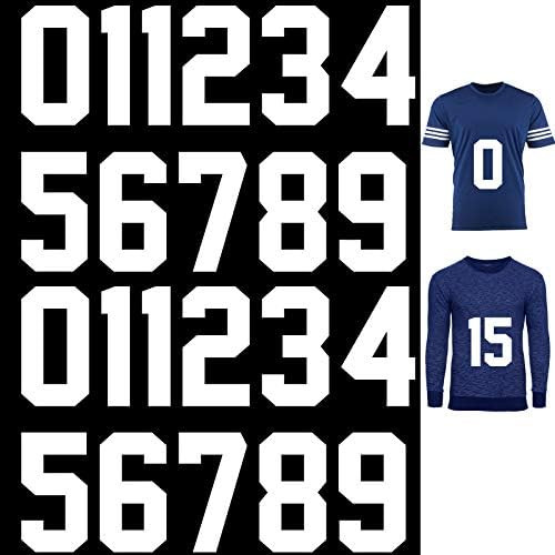Zonon 22 Pieces Iron on Numbers T Shirt Heat Transfer 0 to 9 Jersey Numbers for Team Uniform Spor... | Amazon (US)