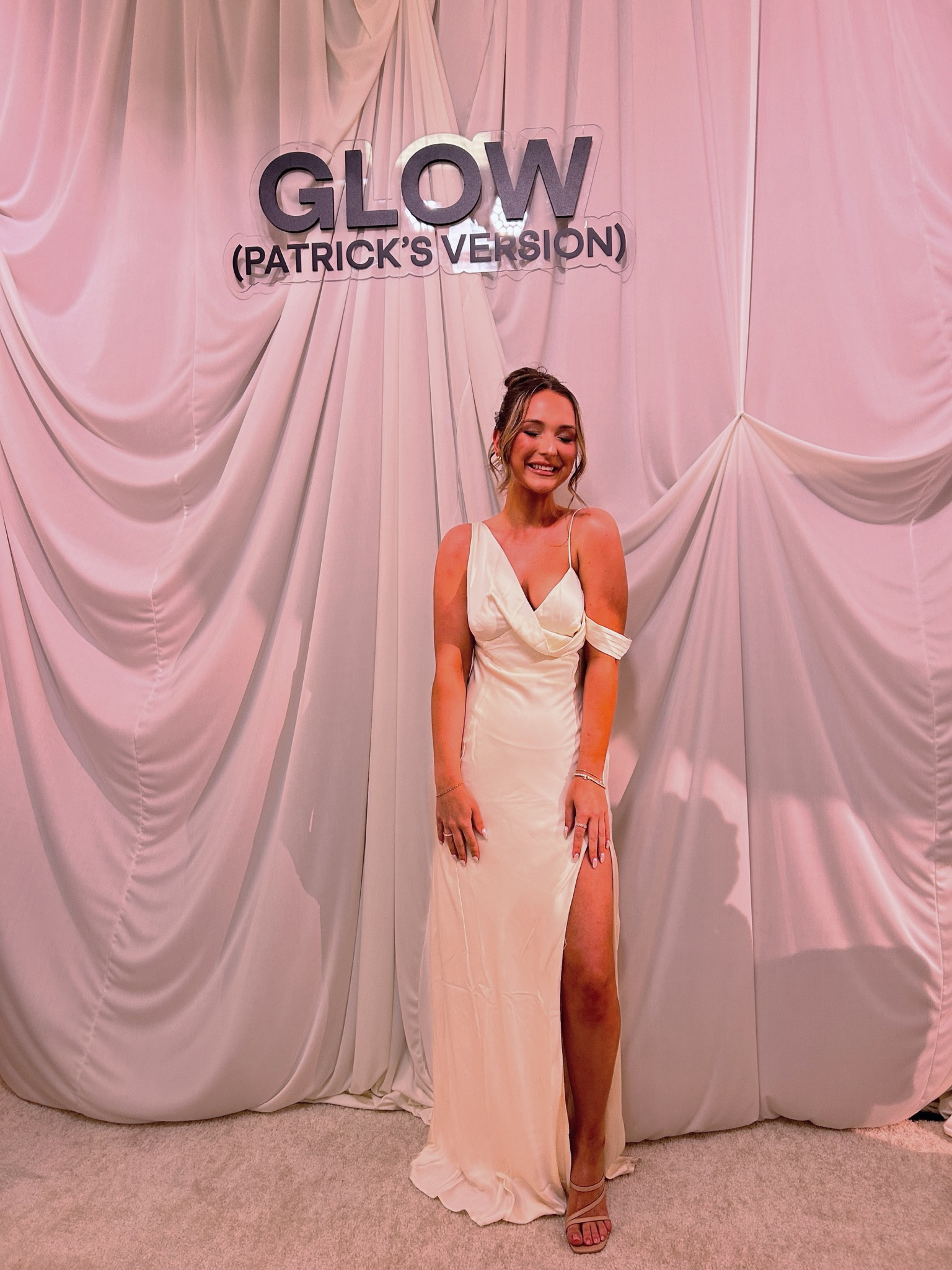 The most stunning cream maxi dress in satin! 

#LTKStyleTip #LTKWedding #LTKFindsUnder100