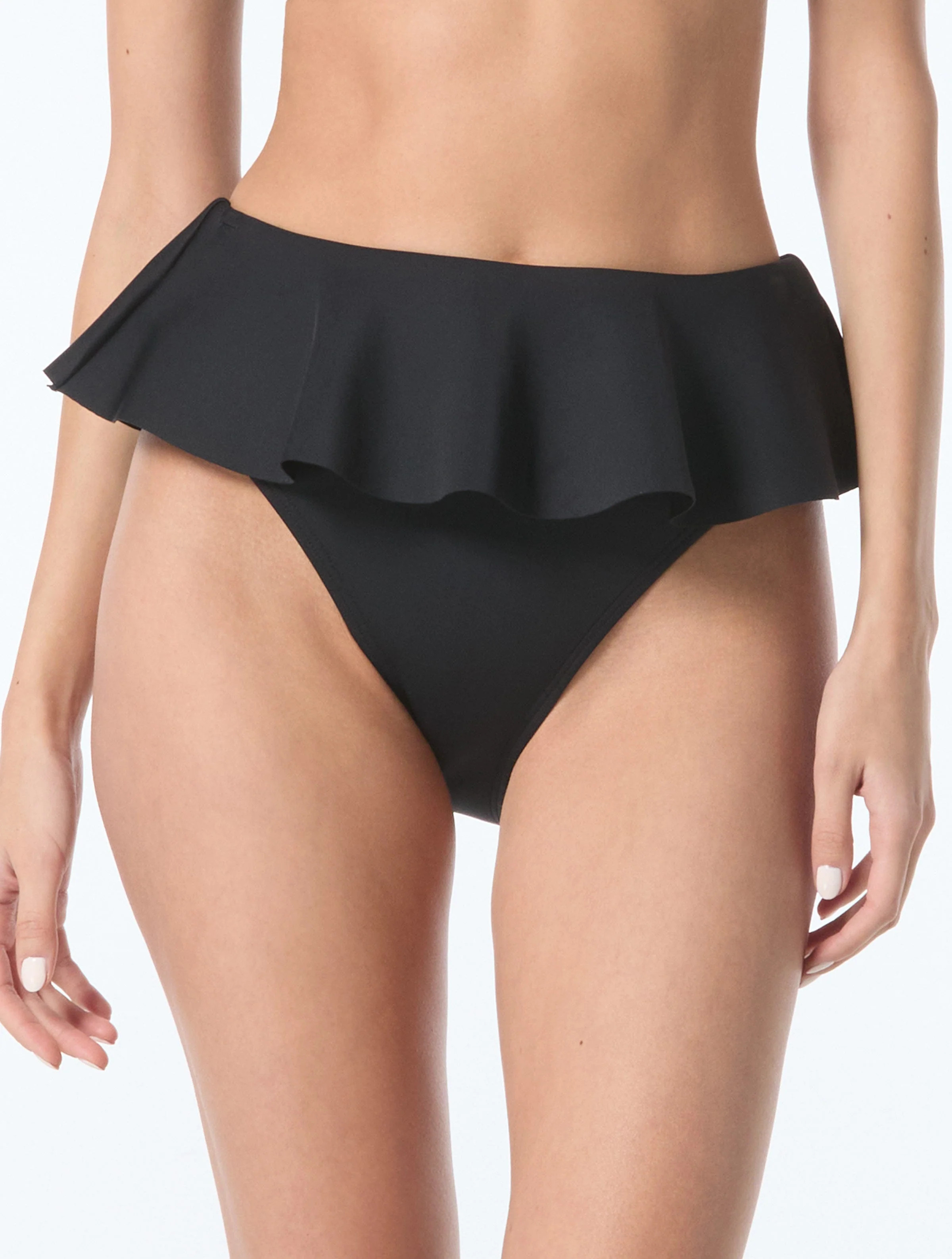 Vince Camuto High Leg Skirted Bikini Bottom - Scuba | Beach2Ocean
