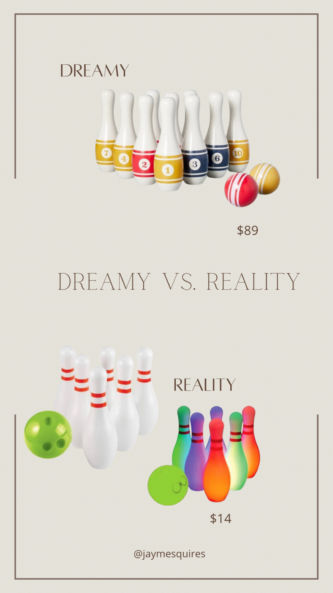 Outdoor bowling high & low! 
(The low one glows!) 