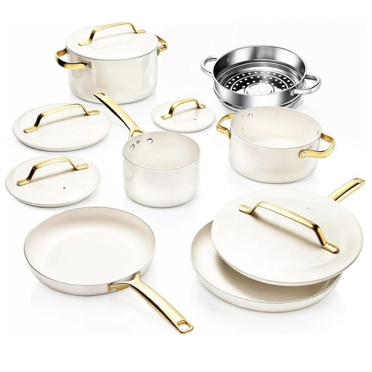 Gotham Steel Modern Collection 11 Pc Nonstick Cookware Set | Wayfair North America