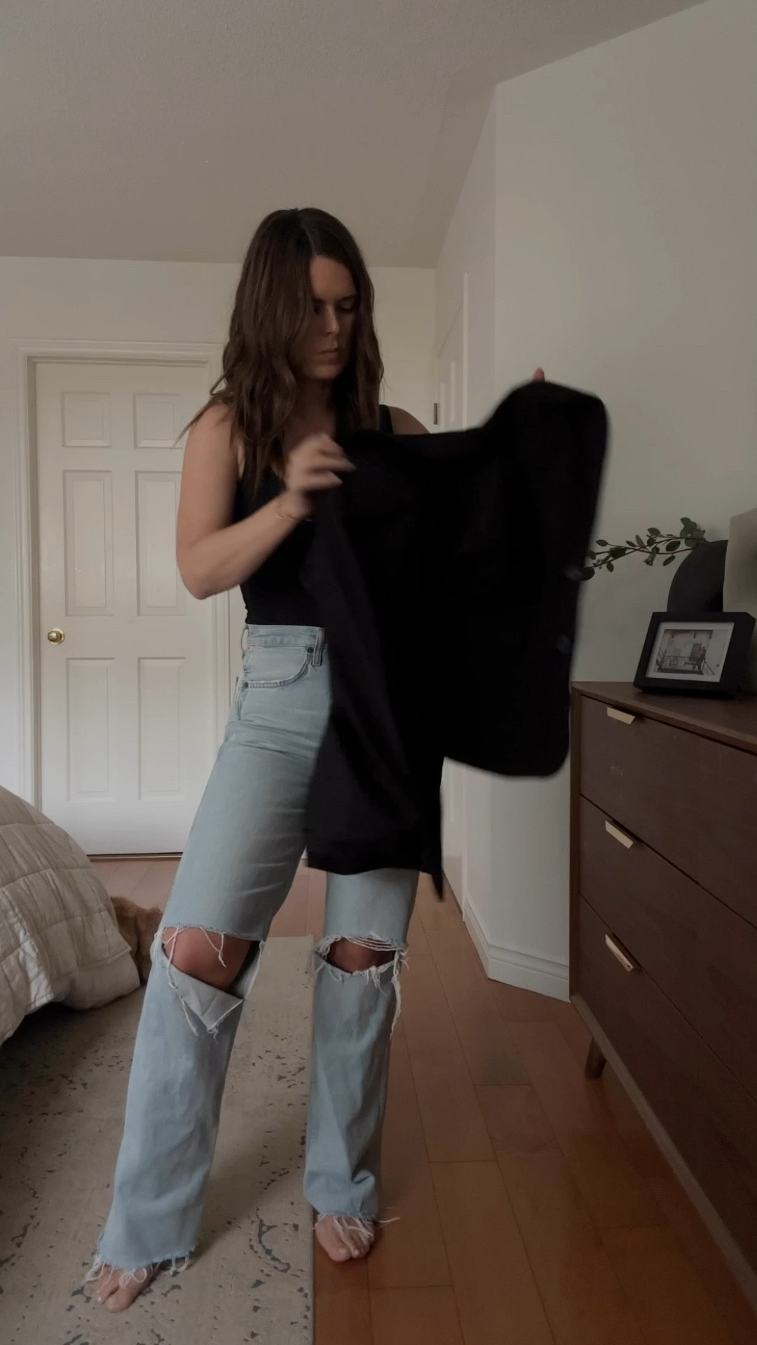 Keep it simple. Jeans are an investment but did not disappoint. TTS