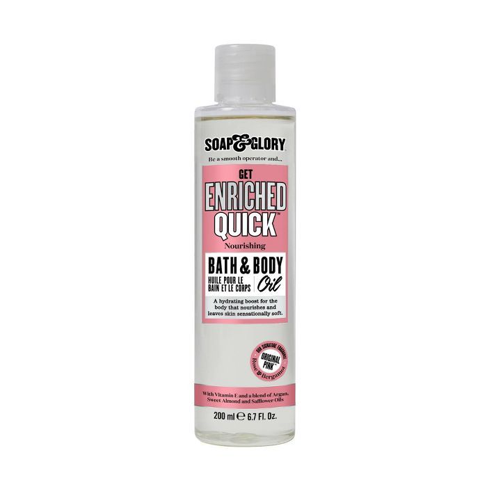Soap & Glory Original Pink Get Enriched Quick Nourishing Bath & Body Oil - 6.7 fl oz | Target