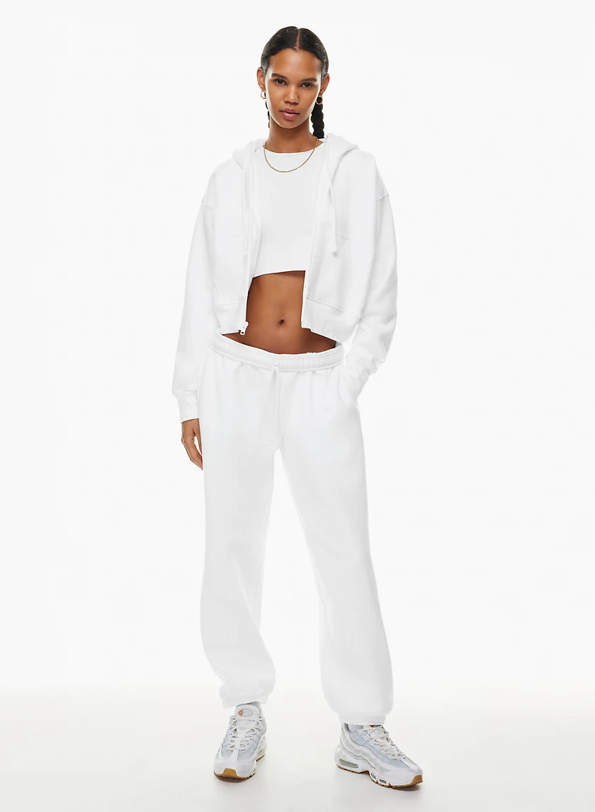 COZY FLEECE BOYFRIEND BOXY ZIP HOODIE | Aritzia