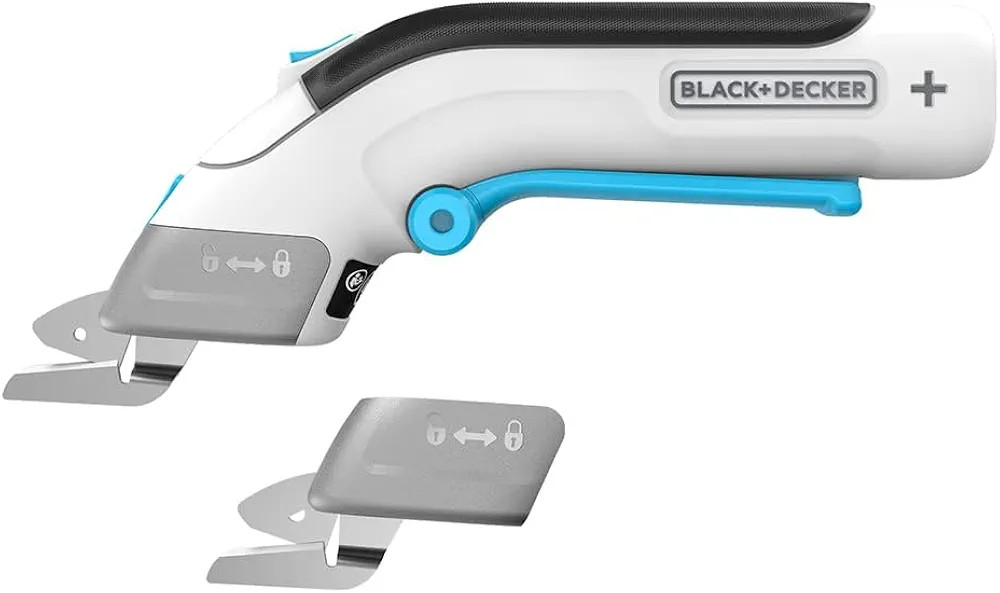 BLACK+DECKER 4V MAX Cordless Electric Fabric Craft Scissors, USB Rechargeable (BCSC115FF) | Amazon (US)