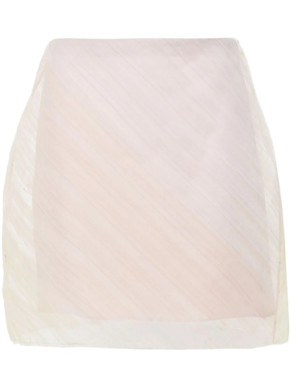 Viktor & Rolf tulle-overlay mini skirt - Pink | Farfetch Global