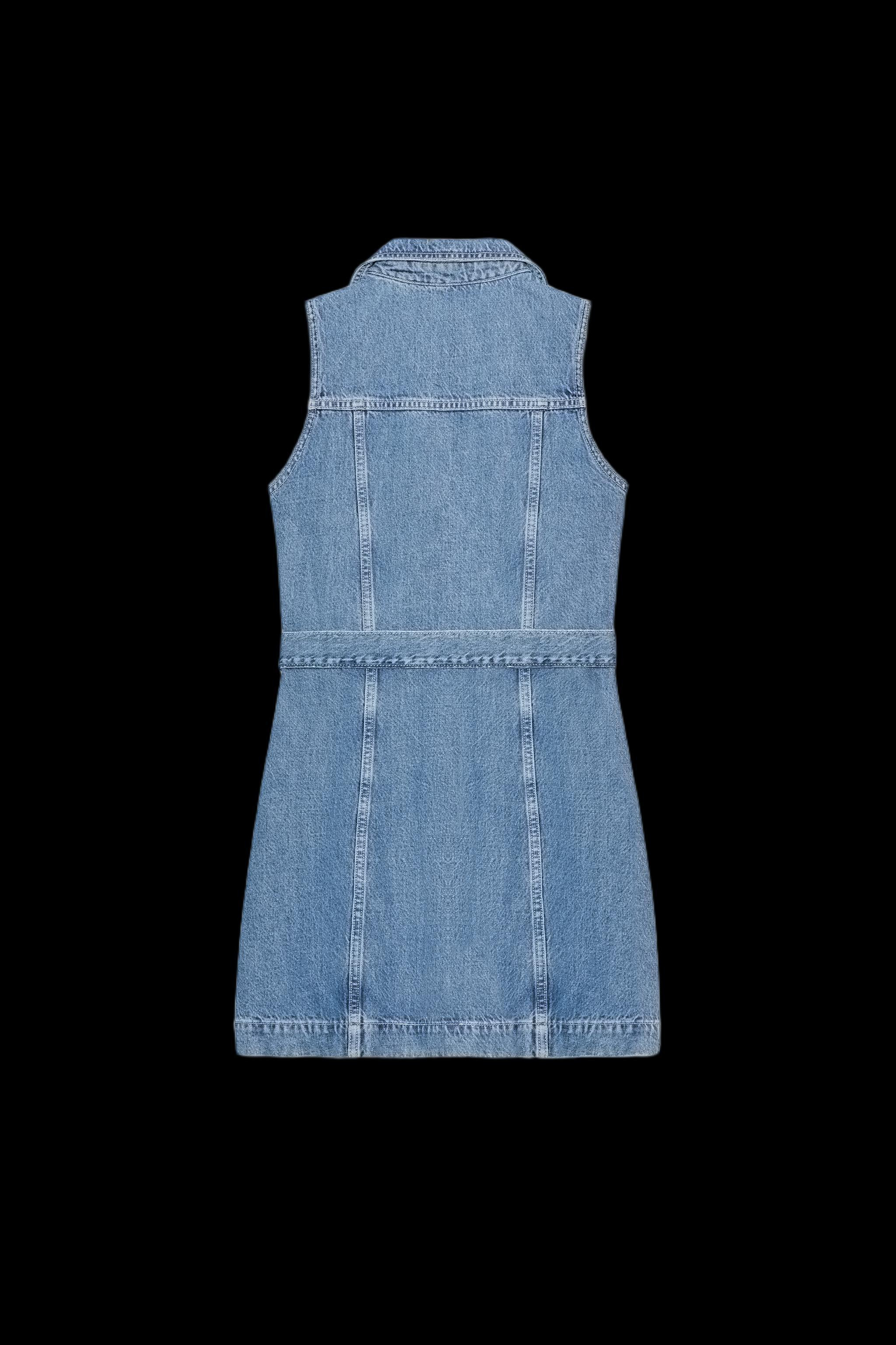 ASYMMETRIC TRF DENIM DRESS | Zara US