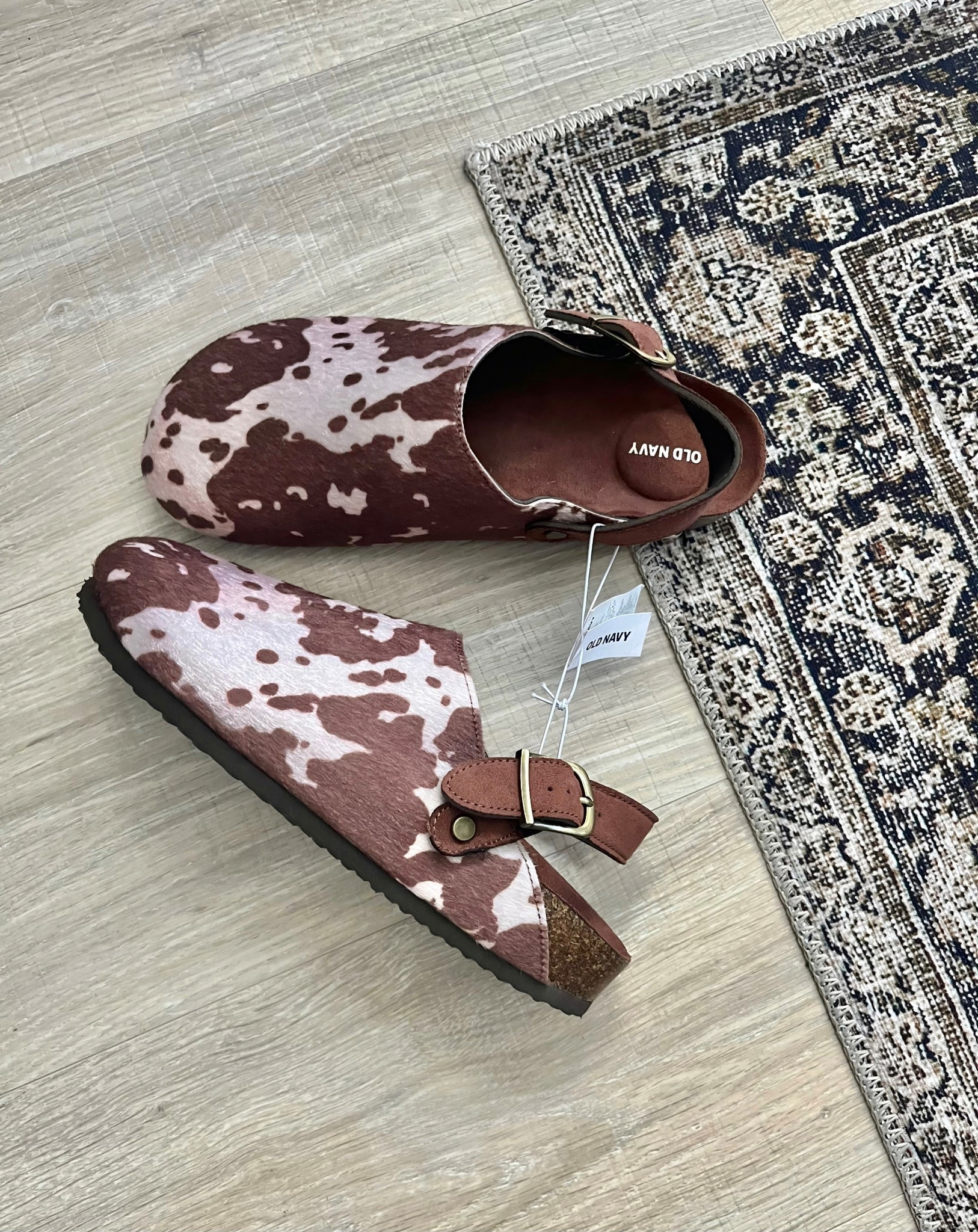 Adding interest to my fall basics with these faux cowhide clogs

#LTKSeasonal #LTKStyleTip