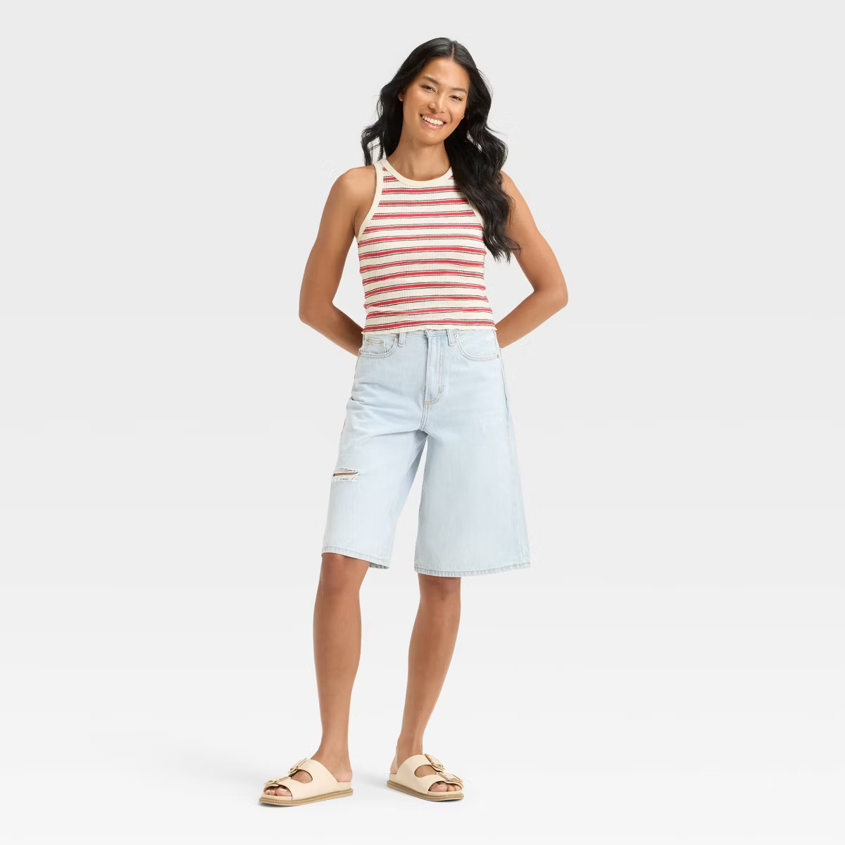 Women's Variegated Ribbed Tank Top - Universal Thread™ | Target