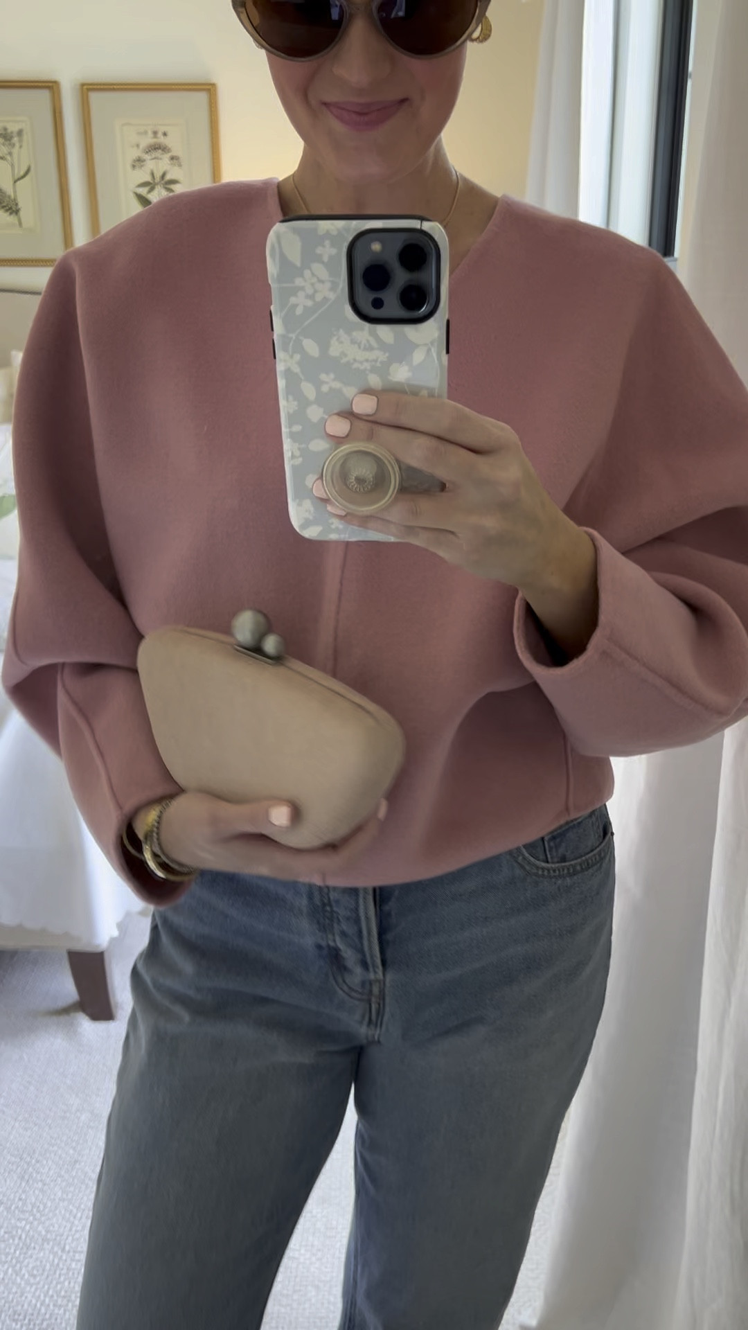 This top runs generous! I’m normally a medium, but wearing a size small here! This clutch is soooo pretty in person! 

#LTKtravel #LTKitbag