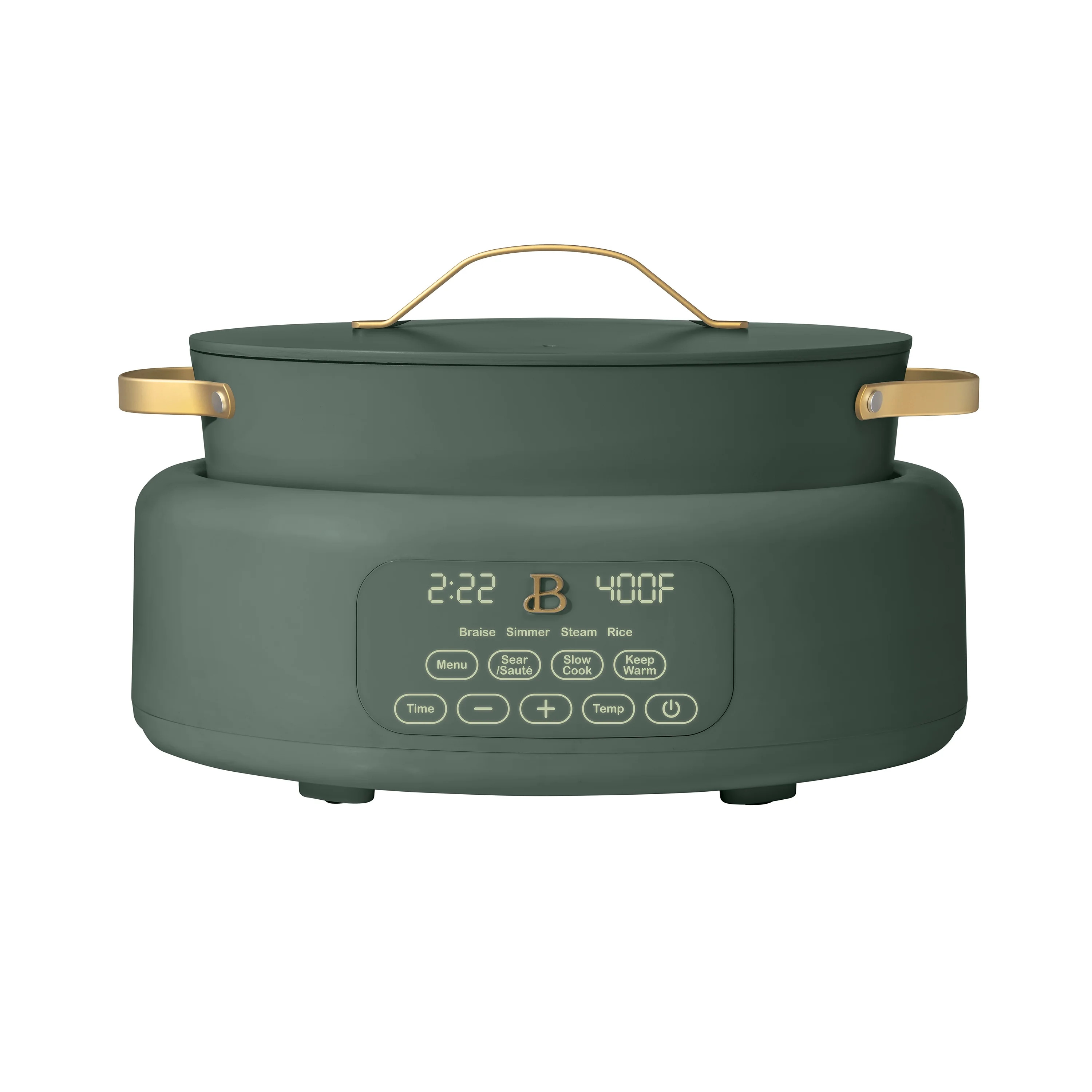 Beautiful 10 in 1, 6 Qt Electric Multi-Cooker, Thyme Green by Drew Barrymore | Walmart (US)